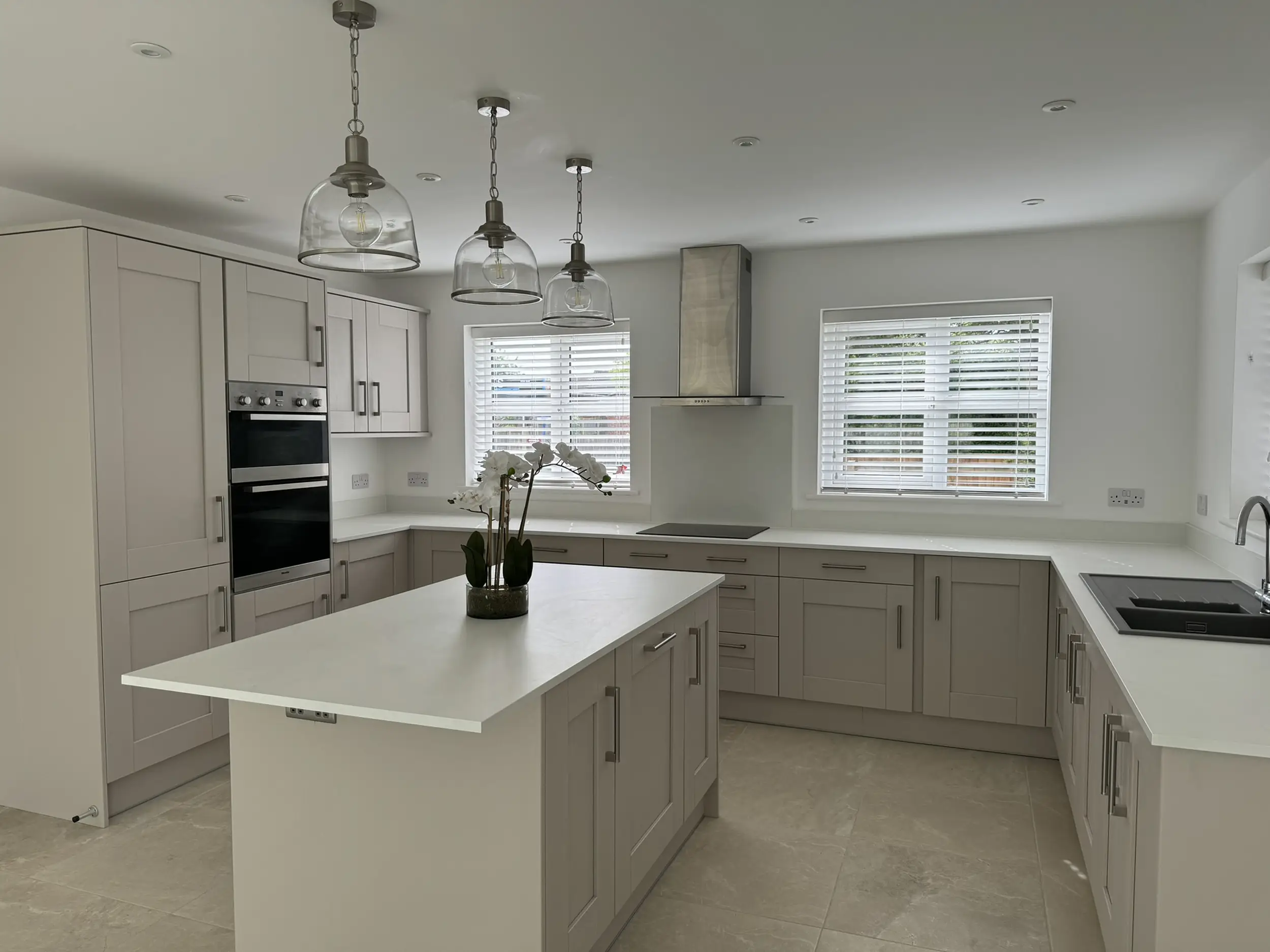 Finished kitchen inside an Ablewood new build